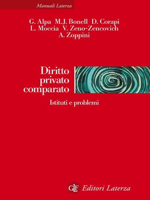cover image of Diritto privato comparato